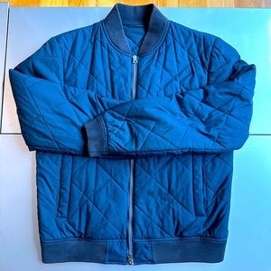 Club Monaco Navy Bomber Jacket: Medium